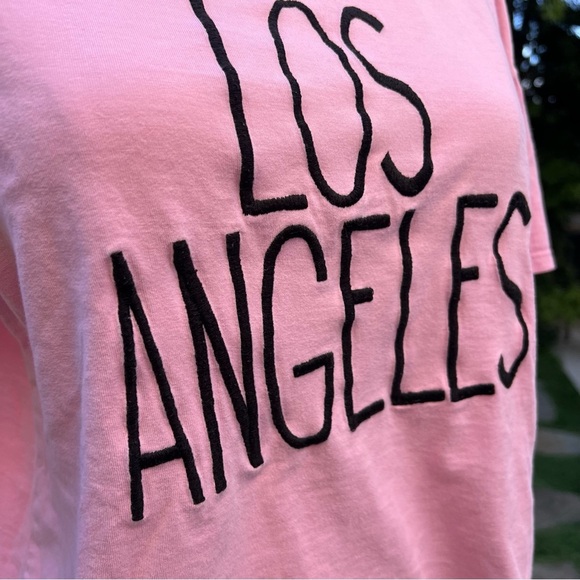 ZARA Los Angeles Pink T-Shirt - Picture 4 of 5